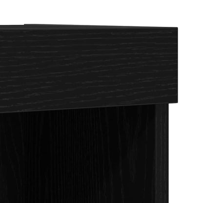 vidaXL TV-Schrankset 2 pcs Schwarz Eichen-Optik 80 x 30 x 30 cm