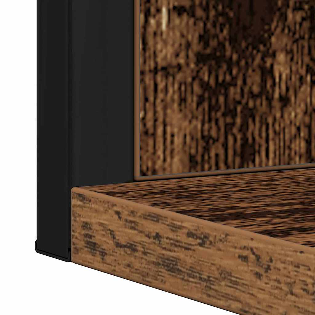 vidaXL Spiegel Altholz 50 x 12 x 60 cm Glas und engineered Holz
