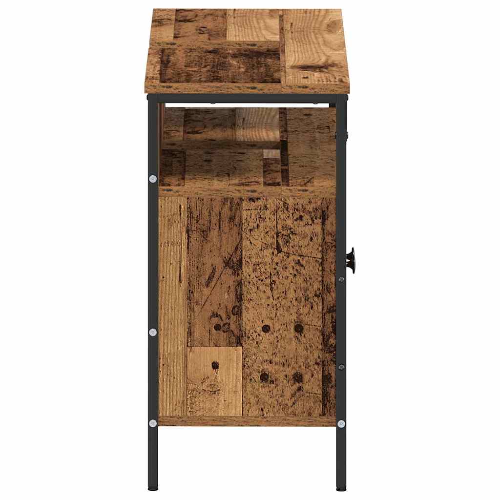 vidaXL Waschbeckenschrank Altholz 80 x 30 x 60 cm Holzwerkstoff