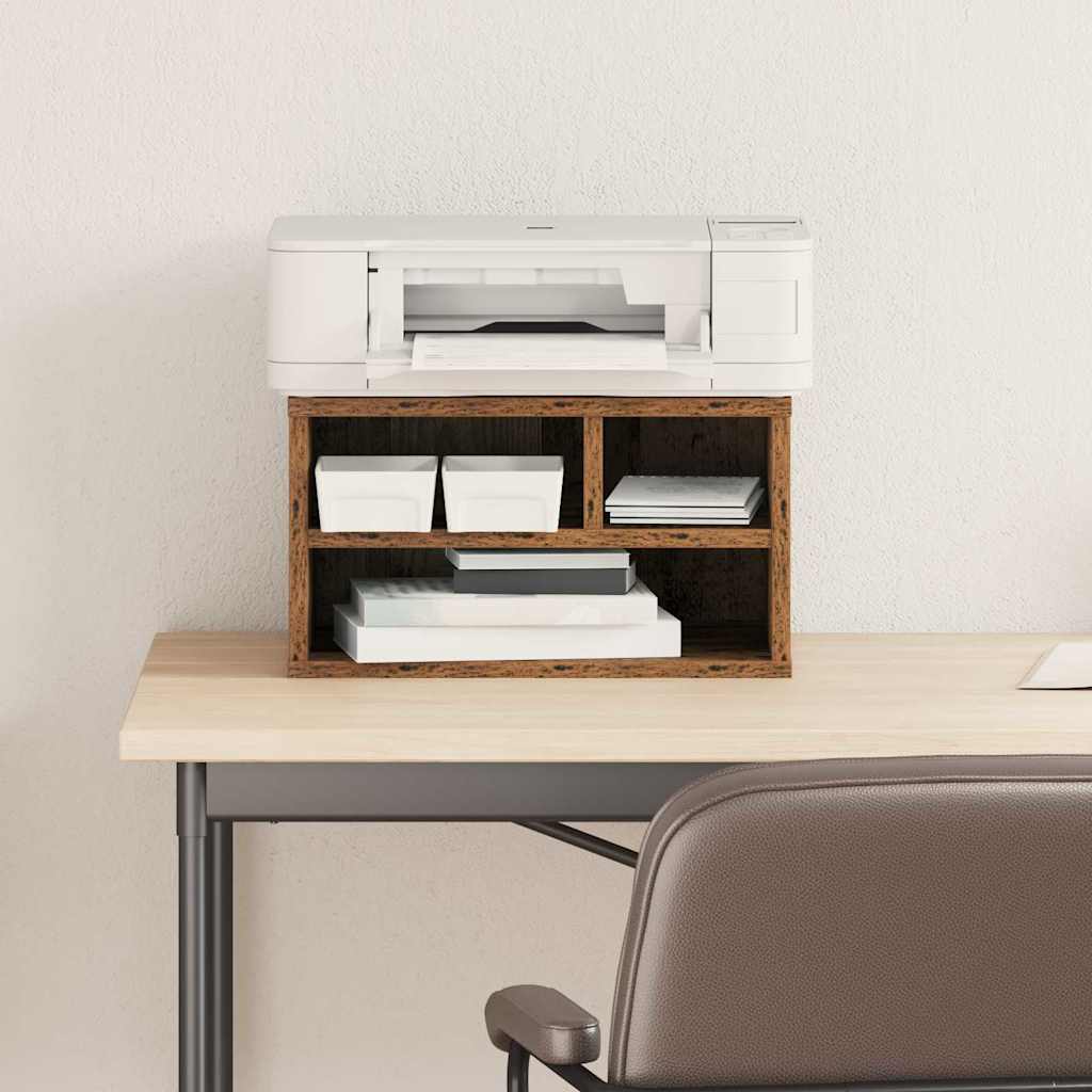 Druckerständer Altholz 40 x 32 x 22,5 cm Holzwerkstoff