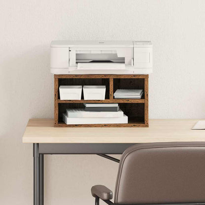 Druckerständer Altholz 40 x 32 x 22,5 cm Holzwerkstoff