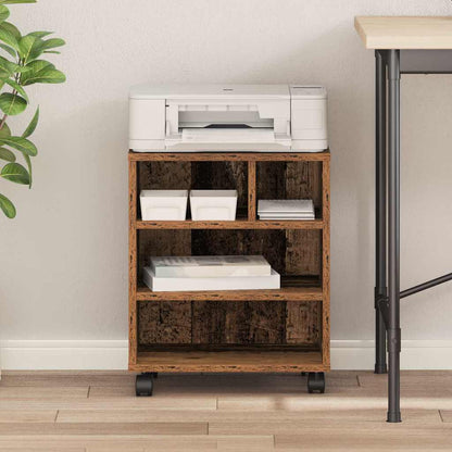 Druckerständer Altholz 41 x 32 x 48 cm Holzwerkstoff