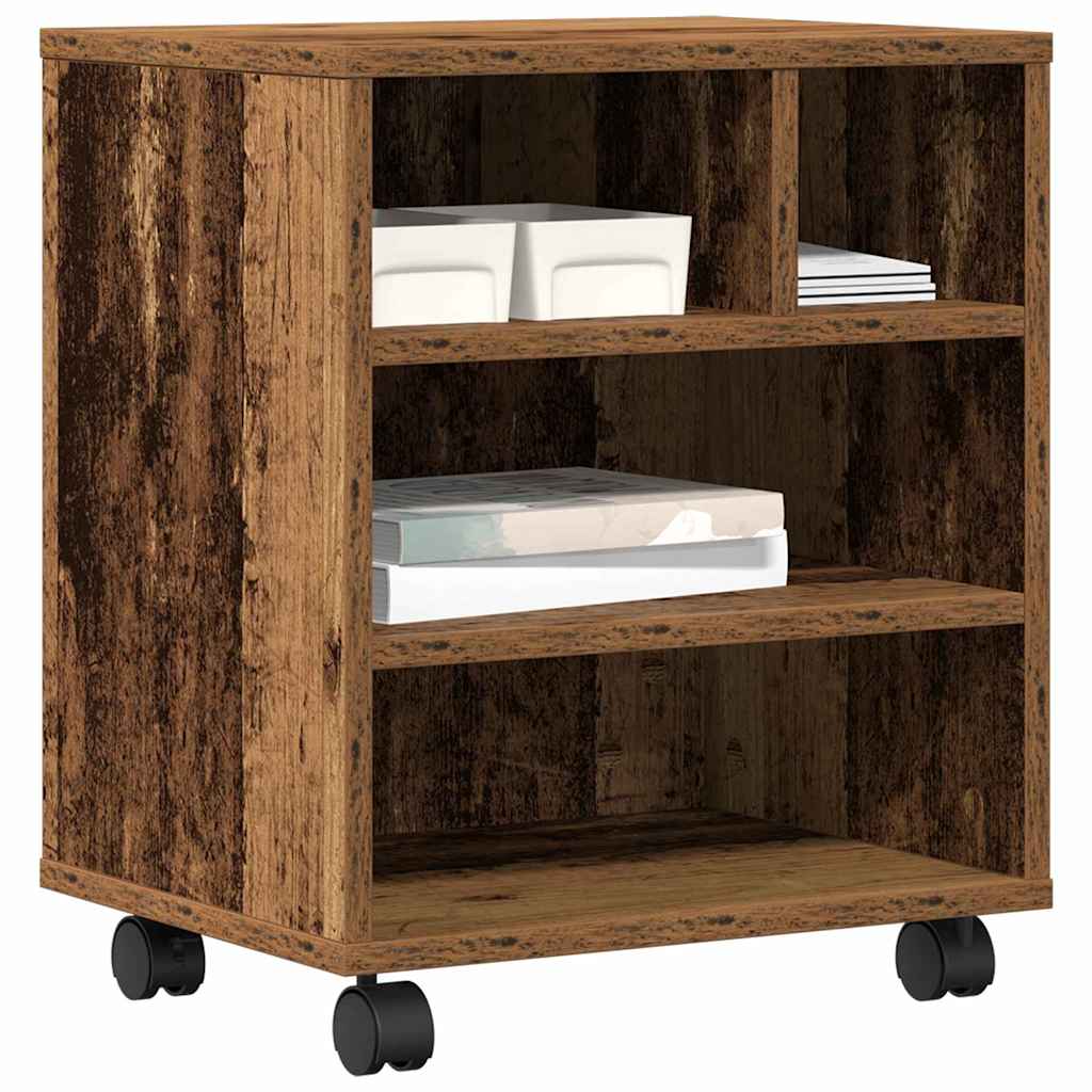 Druckerständer Altholz 41 x 32 x 48 cm Holzwerkstoff