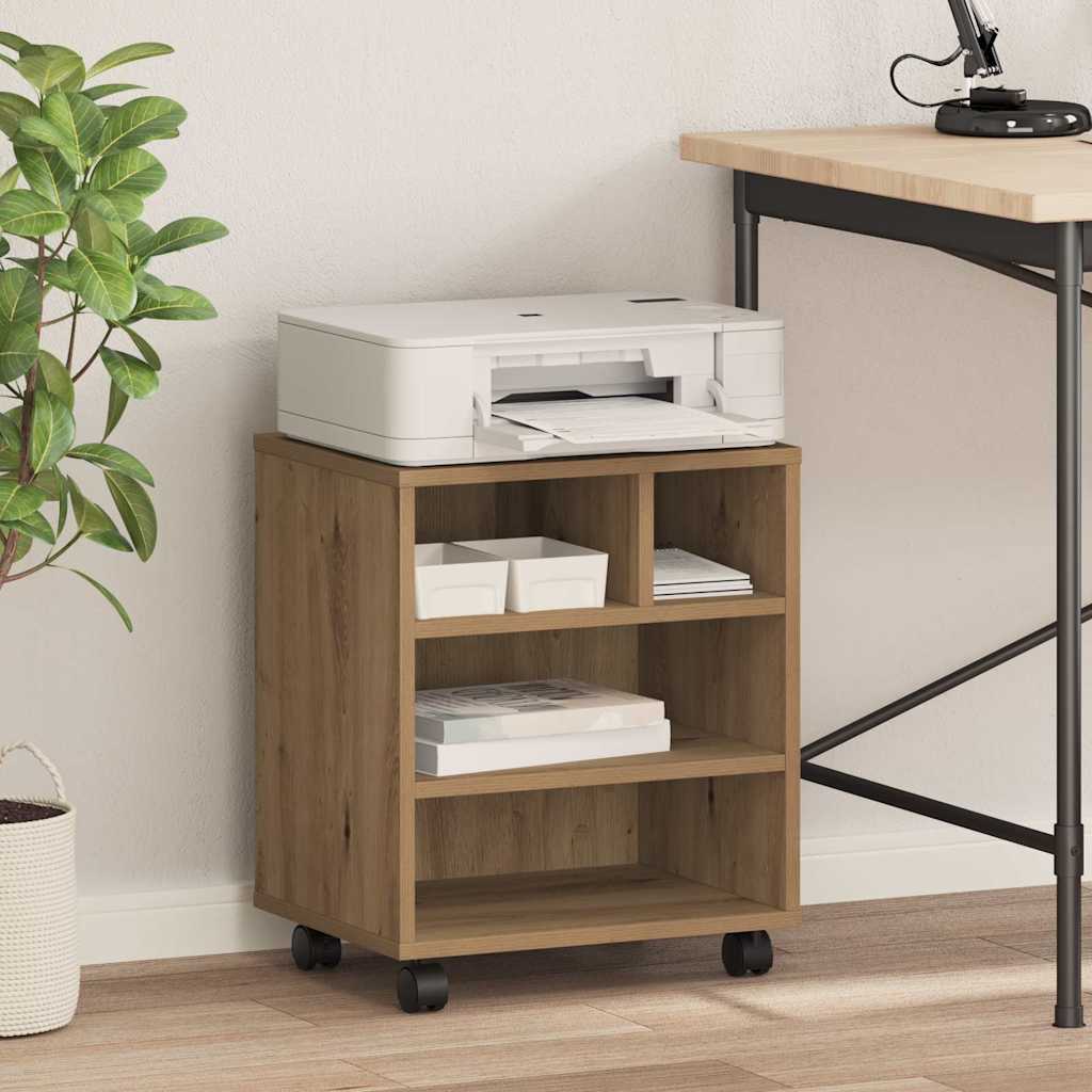 Druckerständer Artisan-Eiche 41 x 32 x 48 cm Holzwerkstoff