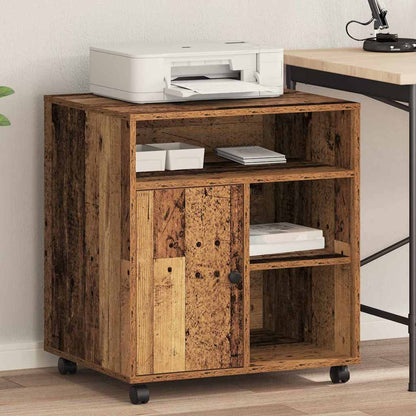 Druckerständer Altholz 60 x 50 x 67 cm Holzwerkstoff