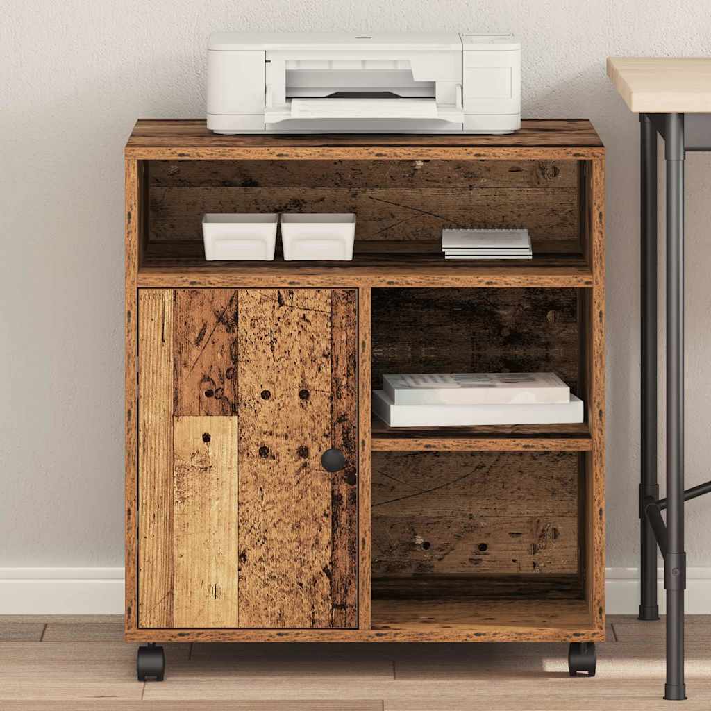 Druckerständer Altholz 60 x 50 x 67 cm Holzwerkstoff