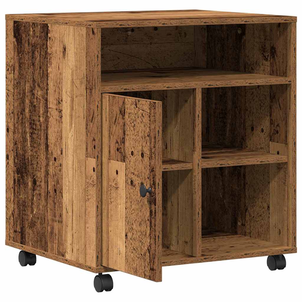 Druckerständer Altholz 60 x 50 x 67 cm Holzwerkstoff