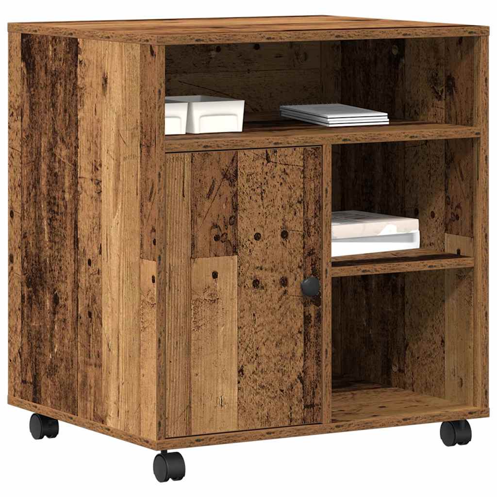 Druckerständer Altholz 60 x 50 x 67 cm Holzwerkstoff