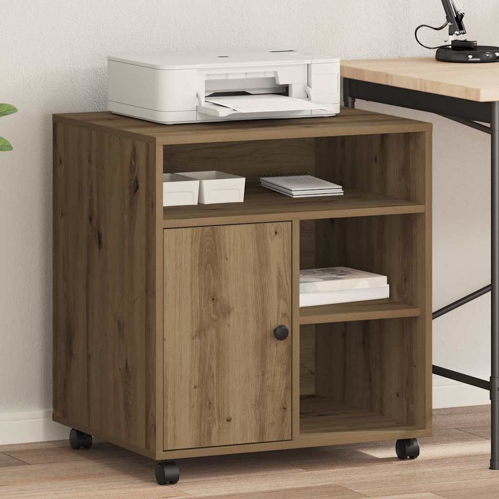 Druckerständer Artisan-Eiche 60 x 50 x 67 cm Holzwerkstoff