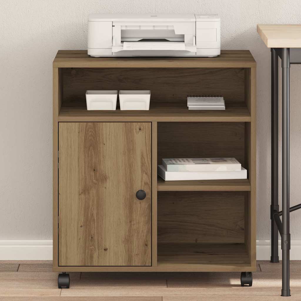 Druckerständer Artisan-Eiche 60 x 50 x 67 cm Holzwerkstoff