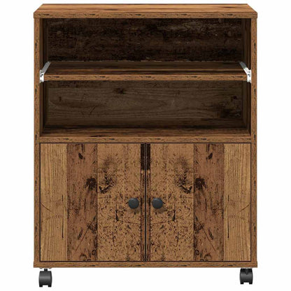 Druckerständer Altholz 60 x 48 x 74 cm Holzwerkstoff