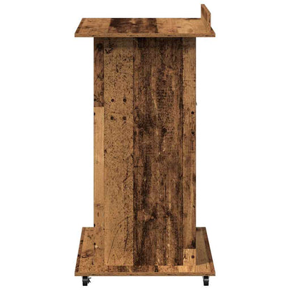 Podium mit Schubladen Altholz 55 x 55 x 107 cm Holzwerkstoff
