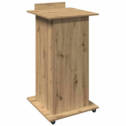 vidaXL Podium mit Regal Artisan-Eiche 55 x 55 x 107 cm Holzwerkstoff