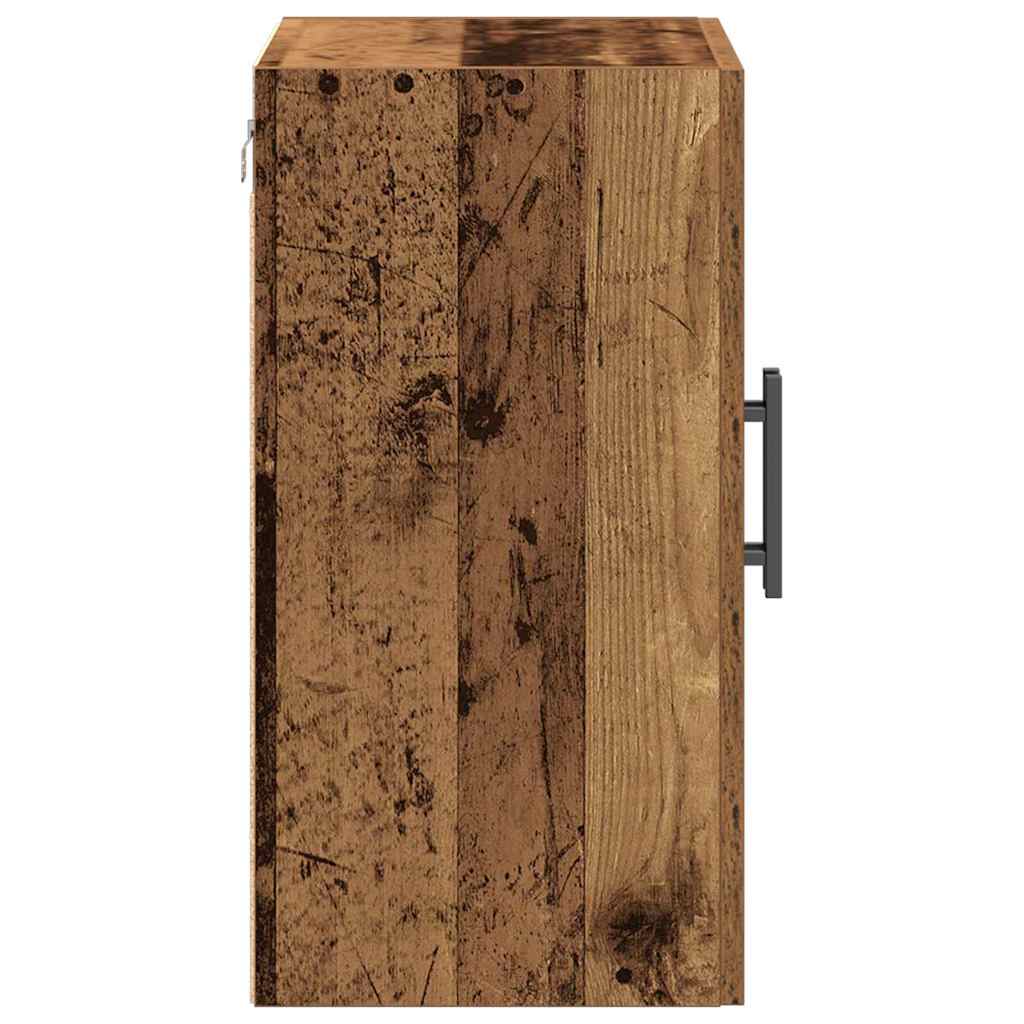 vidaXL Wandschrank Altholz 60 x 31,5 x 60 cm Holzwerkstoff