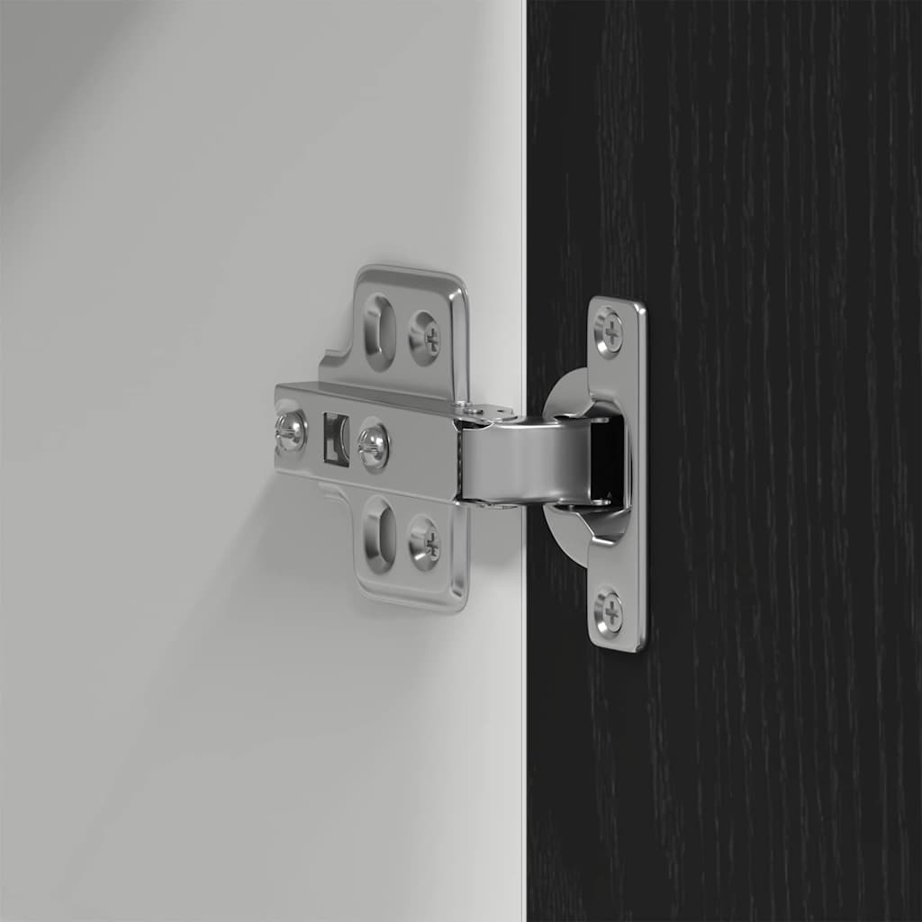 Hängeschrank Lyon Schwarz Eichen-Optik 60 x 31 x 40 cm