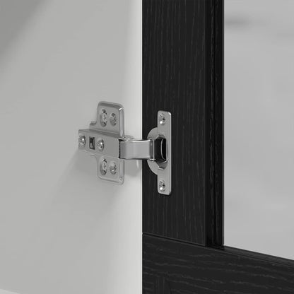 Hängeschrank Lyon Schwarz Eichen-Optik 80 x 31 x 60 cm