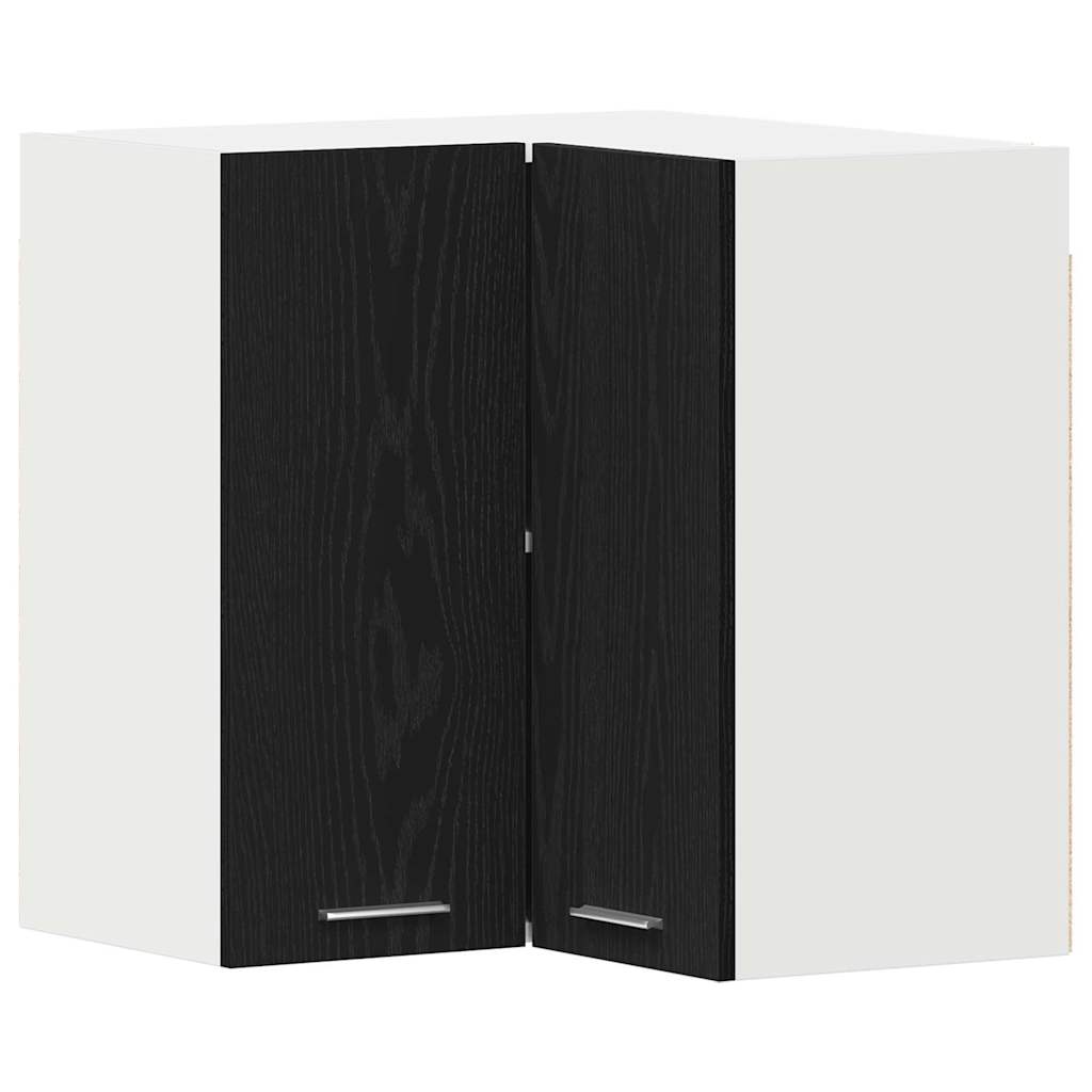 Hängeschrank Lyon Schwarz Eichen-Optik 57 x 57 x 60 cm