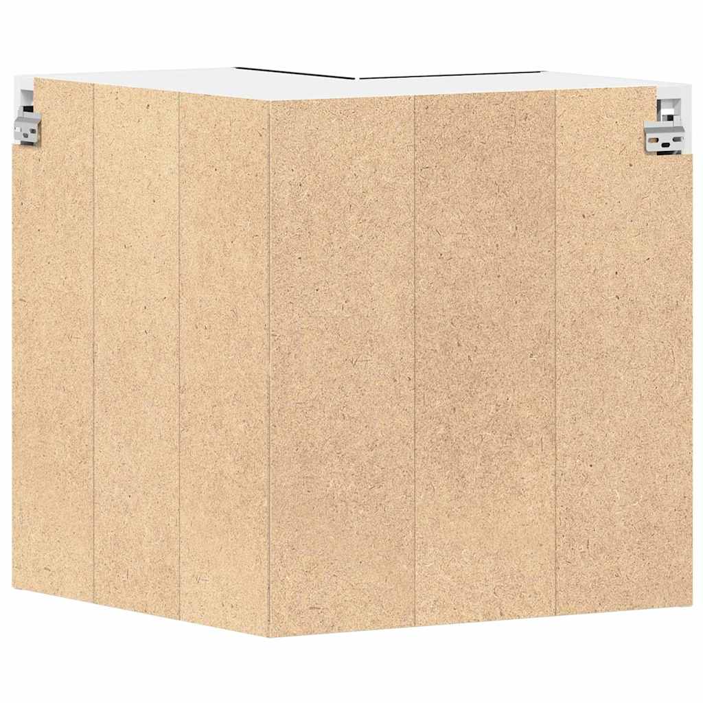 Hängeschrank Lyon Schwarz Eichen-Optik 57 x 57 x 60 cm