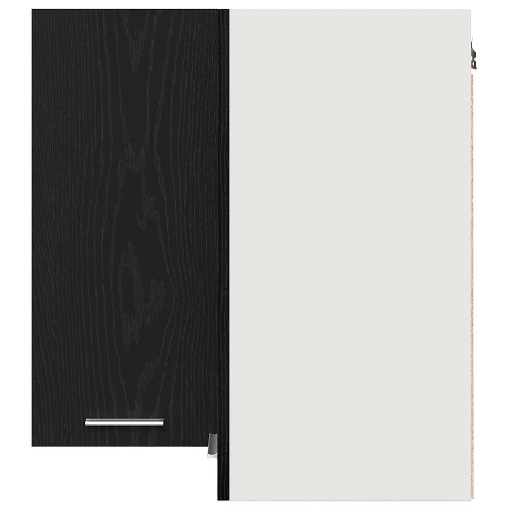 Hängeschrank Lyon Schwarz Eichen-Optik 57 x 57 x 60 cm