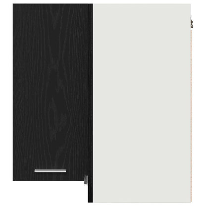 Hängeschrank Lyon Schwarz Eichen-Optik 57 x 57 x 60 cm