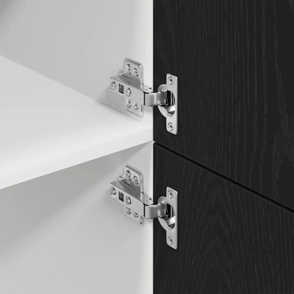 Hängeschrank Lyon Schwarz Eichen-Optik 60 x 31 x 207 cm