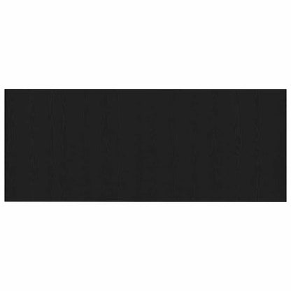 Bettkopfteil Schwarz Eichen-Optik 160 x 1,5 x 80,5 cm