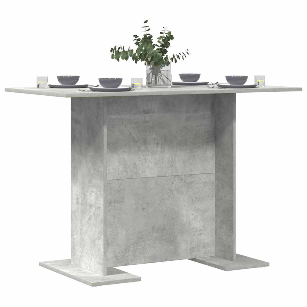 Esstisch Beton Grau 110 x 60 x 75 cm Holzwerkstoff