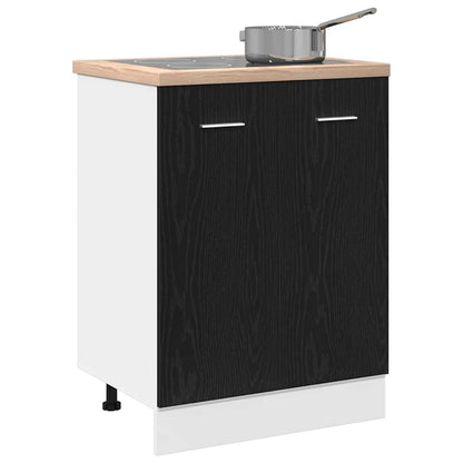 vidaXL Unterschrank Schwarzeiche 60x46x81,5 cm Holzwerkstoff