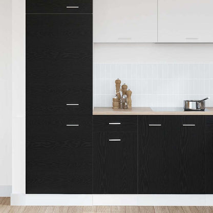 vidaXL Hängeschrank mit Regal Schwarz Eichen-Optik 40 x 46 x 81.5 cm