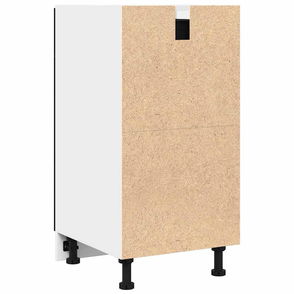 vidaXL Hängeschrank mit Regal Schwarz Eichen-Optik 40 x 46 x 81.5 cm