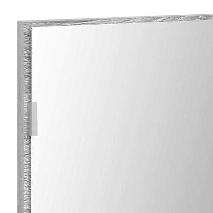 vidaXL Spiegel Hellgrau Sonoma 80 x 37 cm Glas und engineered Holz