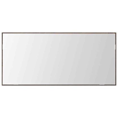 vidaXL Spiegel Braun Eichen-Optik 80 x 37 cm Glas und engineered Holz