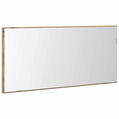 vidaXL Spiegel Artisan-Eiche 80 x 37 cm Glas und engineered Holz