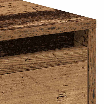 vidaXL Nachttisch mit Schubladen Altholz 45 x 34 x 44 cm Holzwerkstoff