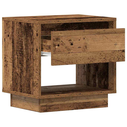 Nachttisch 2 pcs Altholz 45 x 34 x 44 cm Holzwerkstoff