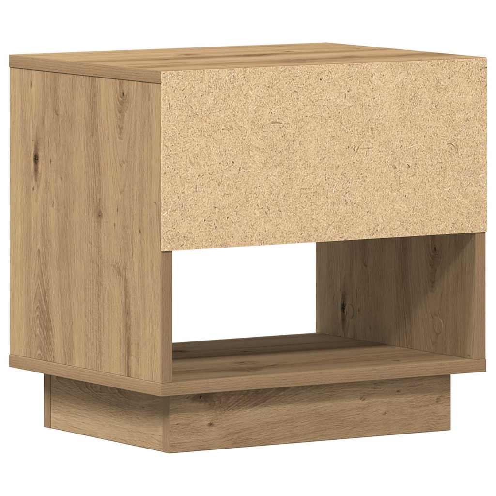 vidaXL Nachttisch 2 pcs Artisan-Eiche 45 x 34 x 44 cm Holzwerkstoff