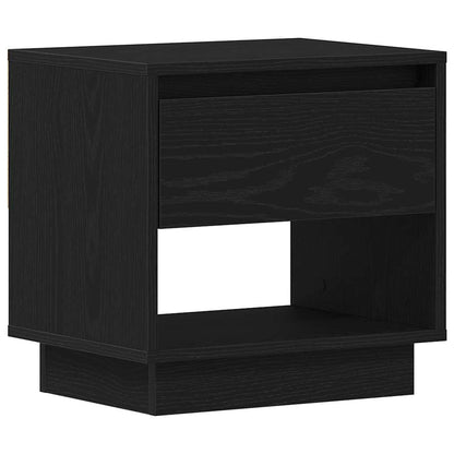 vidaXL Nachttisch 2 pcs Schwarz Eichen-Optik 45 x 34 x 44 cm