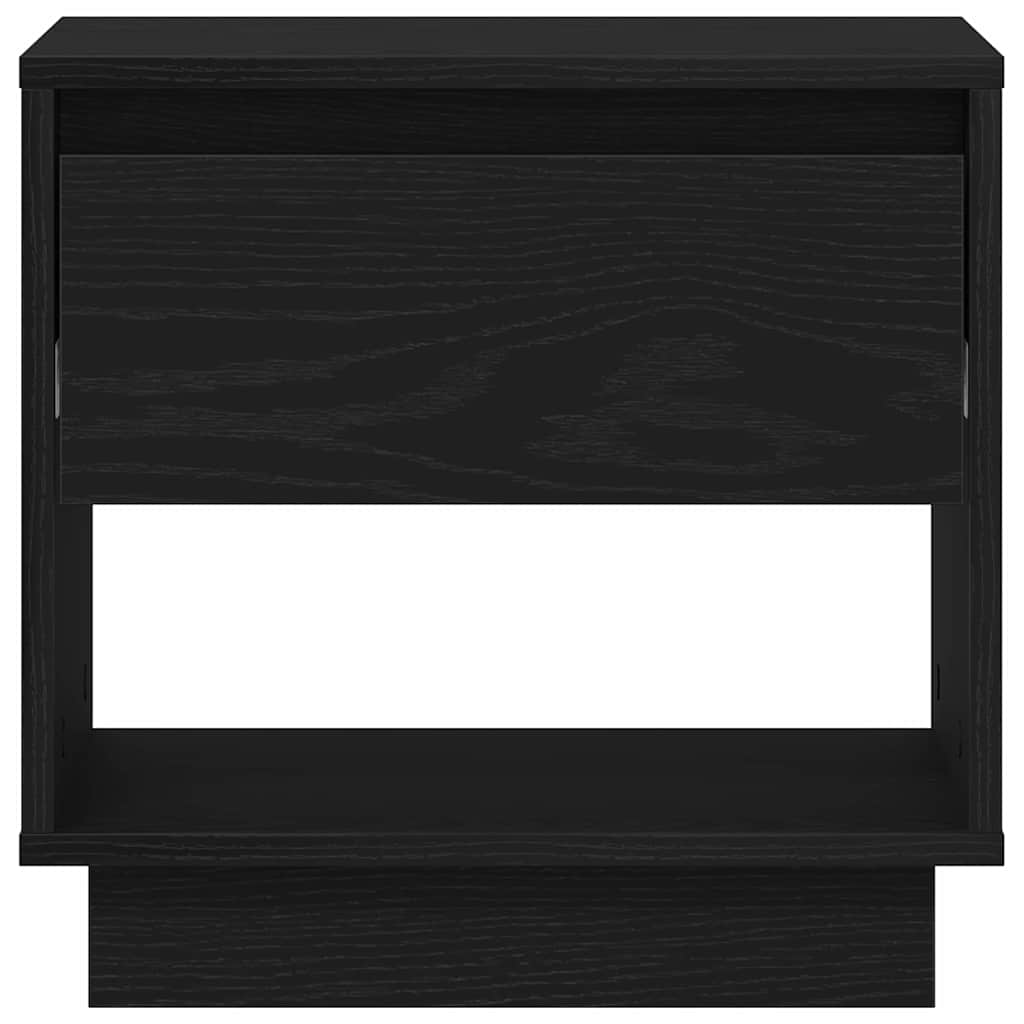 vidaXL Nachttisch 2 pcs Schwarz Eichen-Optik 45 x 34 x 44 cm