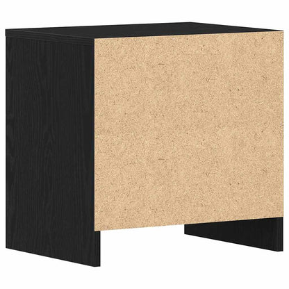 vidaXL Nachttisch 2 pcs Schwarz Eichen-Optik 45 x 34 x 44,5 cm