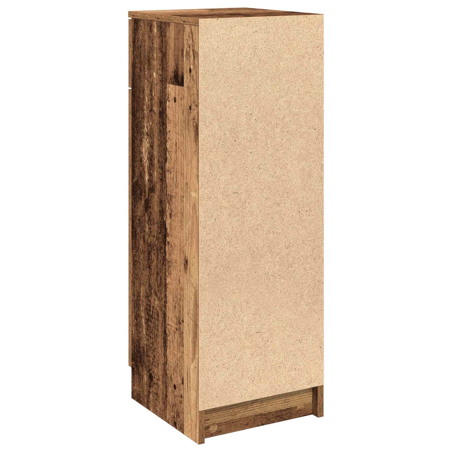 vidaXL Badezimmerschrank mit Tür Altholz 32 x 34 x 90 cm Holzwerkstoff