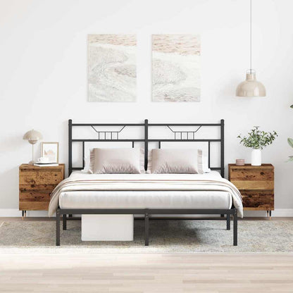 vidaXL Nachttisch 2 pcs Altholz 40 x 35 x 50 cm Holzwerkstoff
