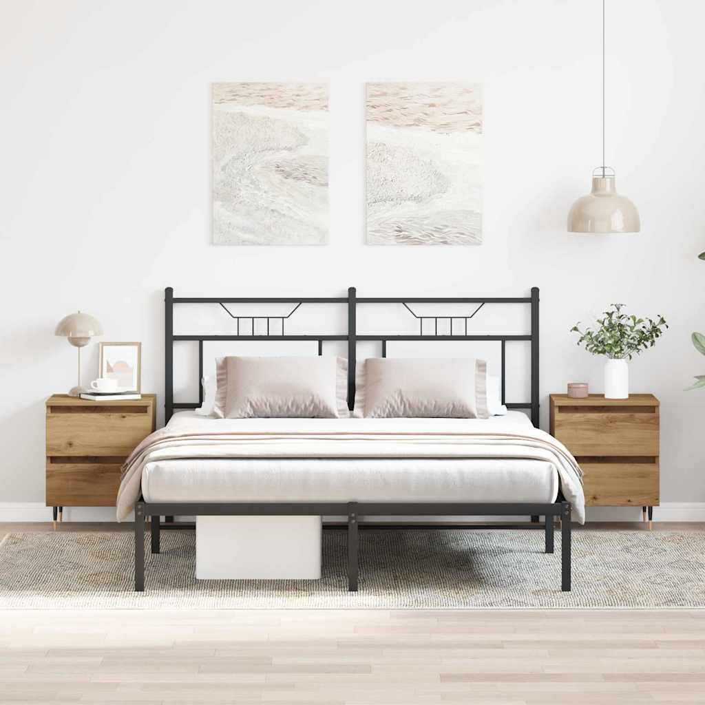 Nachttisch 2 pcs Artisan-Eiche 40 x 35 x 50 cm Holzwerkstoff