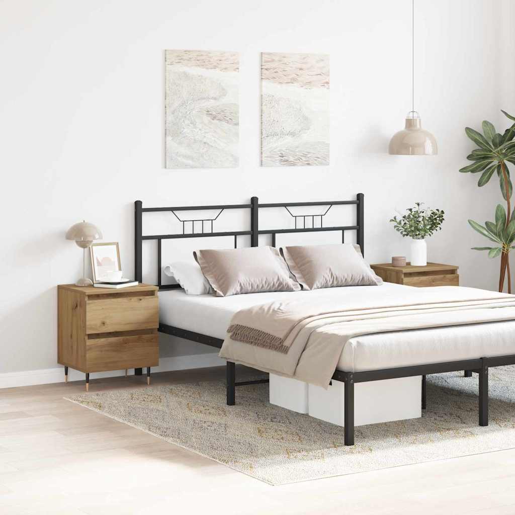 Nachttisch 2 pcs Artisan-Eiche 40 x 35 x 50 cm Holzwerkstoff