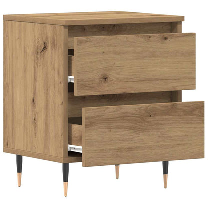 Nachttisch 2 pcs Artisan-Eiche 40 x 35 x 50 cm Holzwerkstoff