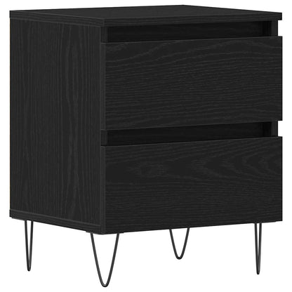 vidaXL Nachttisch Schwarze Eiche 40 x 35 x 50 cm Holzwerkstoff