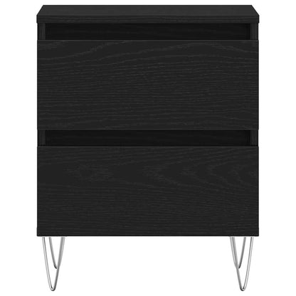 vidaXL Nachttisch Schwarze Eiche 40 x 35 x 50 cm Holzwerkstoff