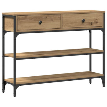 vidaXL Konsolentisch Artisan-Eiche 72,5 x 25 x 75 cm Holzwerkstoff