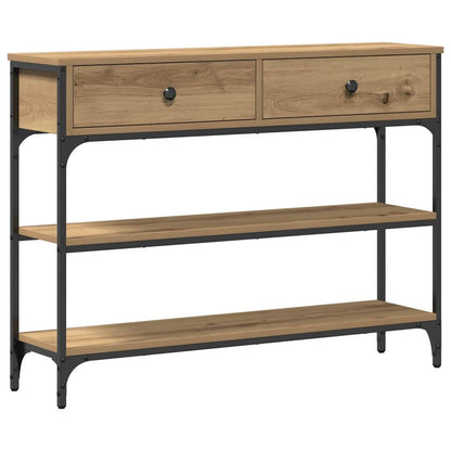 vidaXL Konsolentisch Artisan-Eiche 72,5 x 25 x 75 cm Holzwerkstoff