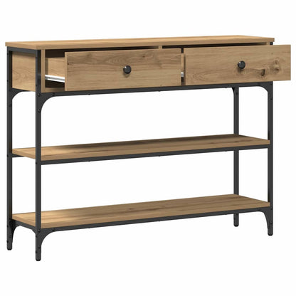 vidaXL Konsolentisch Artisan-Eiche 72,5 x 25 x 75 cm Holzwerkstoff