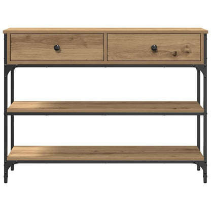 vidaXL Konsolentisch Artisan-Eiche 72,5 x 25 x 75 cm Holzwerkstoff